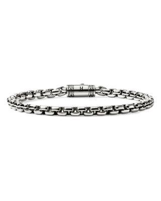 Sterling Silver Box Chain Bracelet by JOHN HARDY