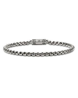 Sterling Silver Box Chain Bracelet by JOHN HARDY