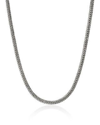 Sterling Silver Icon Woven Link Chain Necklace by JOHN HARDY