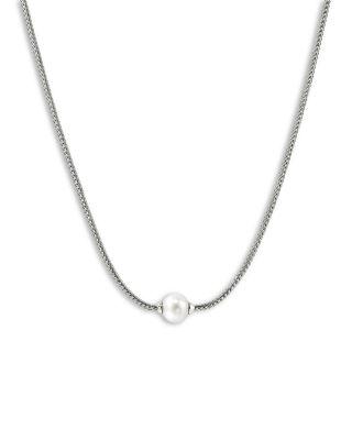 Sterling Silver JH Essentials Cultured Freshwater Pearl Solitaire Pendant Necklace by JOHN HARDY