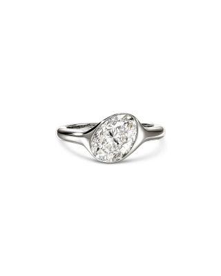 Sterling Silver JH Lovestruck™ Lab Grown Diamond Oval Solitaire Ring by JOHN HARDY