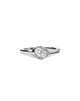 Sterling Silver JH Lovestruck™ Lab Grown Diamond Oval Solitaire Ring by JOHN HARDY