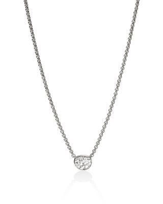 Sterling Silver JH Lovestruck™ Lab Grown Diamond Solitaire Bezel Pendant Necklace by JOHN HARDY