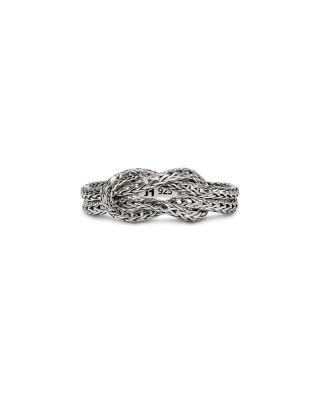 Sterling Silver Love Knot Woven Ring by JOHN HARDY