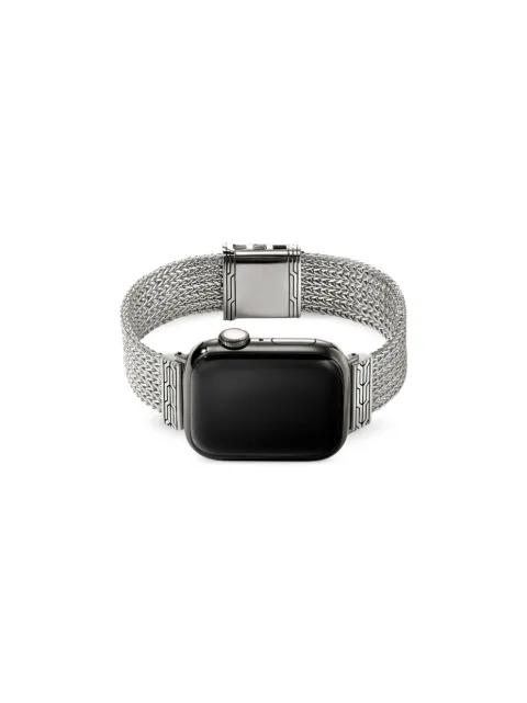 sterling silver smartwatch strap (18mm) by JOHN HARDY