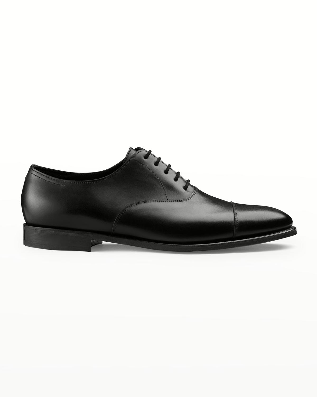 Men's City II Cap Toe Leather Oxfords by JOHN LOBB