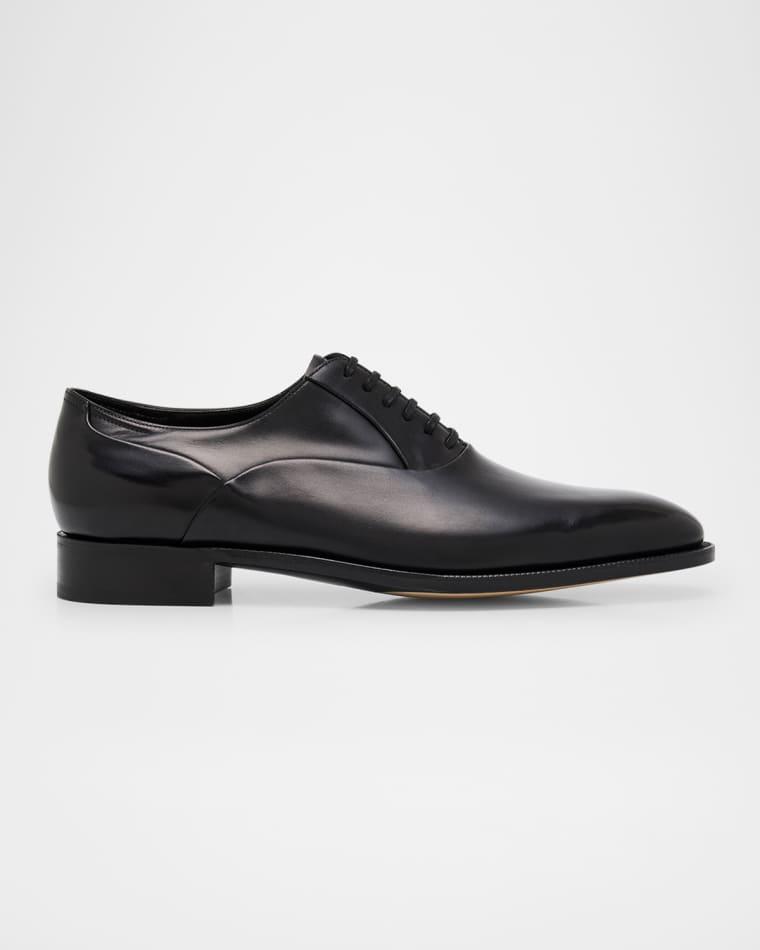 Men's Edgar Leather Oxford Derby Shoes with Shoe Tree by JOHN LOBB