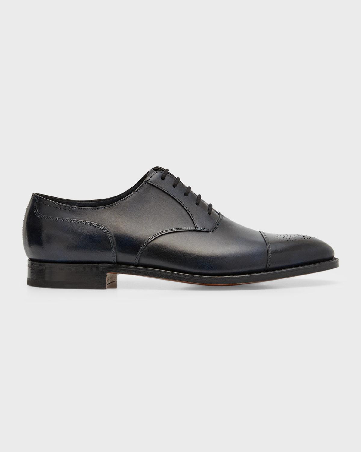 Men's Hartland Cap Toe Brogue Leather Oxfords by JOHN LOBB