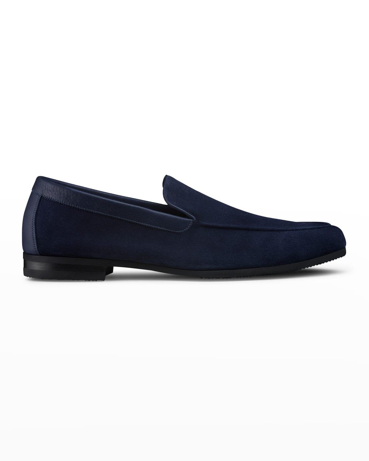 Men's Tyne Suede Loafers by JOHN LOBB
