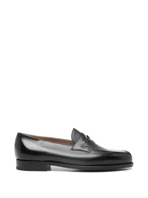 metal bar loafers by JOHN LOBB