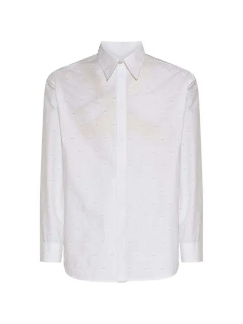 all over-pattern button-down shirt by JOHN RICHMOND