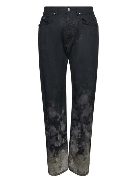 bleached-hem jeans by JOHN RICHMOND