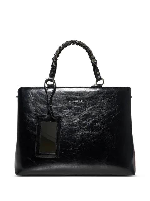 braided-handle tote bag by JOHN RICHMOND