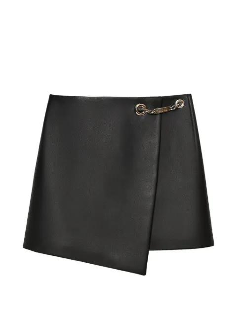 chain-detail leather shorts by JOHN RICHMOND