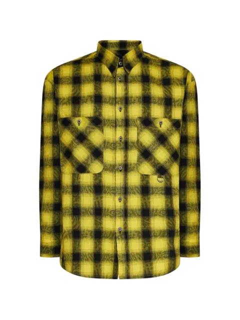 chest-pocket checked shirt by JOHN RICHMOND