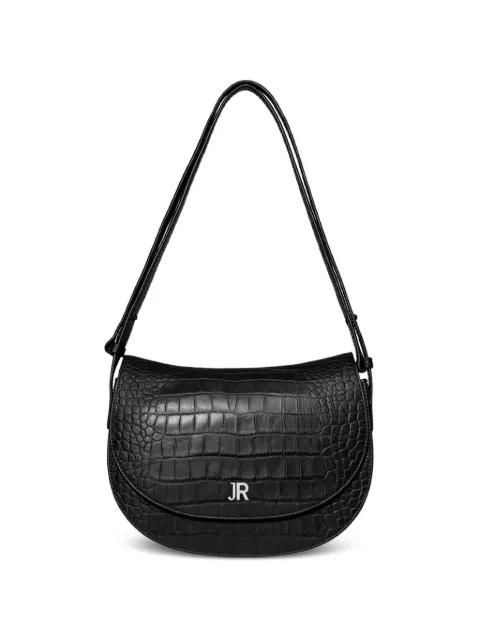 croc-effect shoulder bag by JOHN RICHMOND