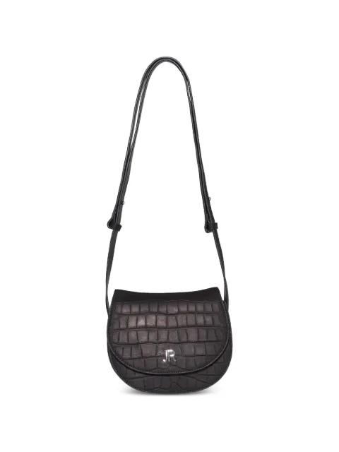 croc-effect shoulder bag by JOHN RICHMOND