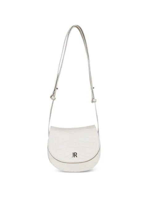 croc-effect shoulder bag by JOHN RICHMOND