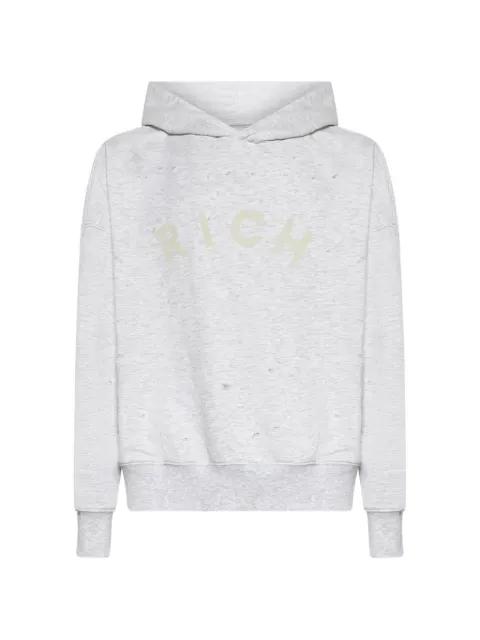 distressed hoodie by JOHN RICHMOND