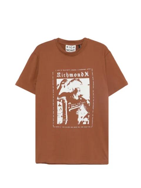 graphic-print T-shirt by JOHN RICHMOND
