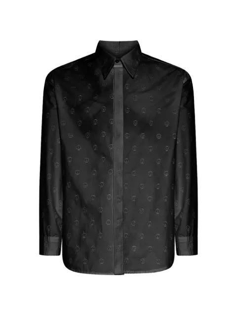 monogram-pattern long-sleeve shirt by JOHN RICHMOND