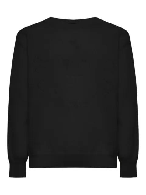 perforated-detail sweater by JOHN RICHMOND