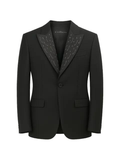 pin-embellished blazer by JOHN RICHMOND