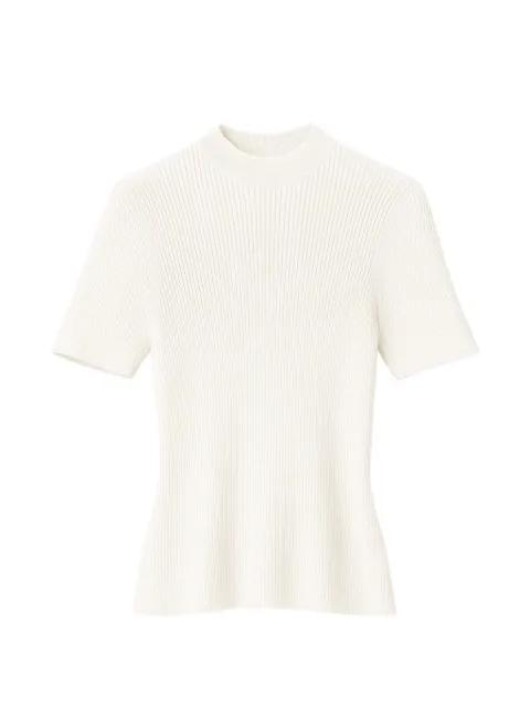 ribbed short-sleeve top by JOHN RICHMOND