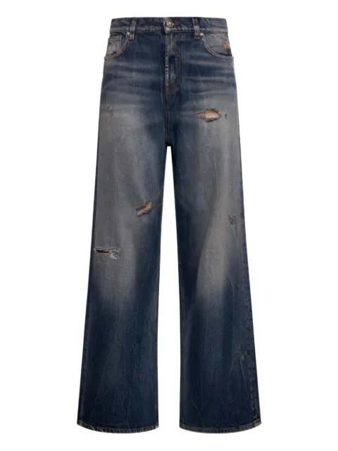 ripped-detail jeans by JOHN RICHMOND