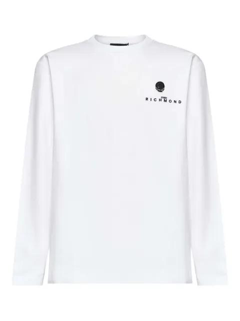 skull-logo long-sleeve T-shirt by JOHN RICHMOND
