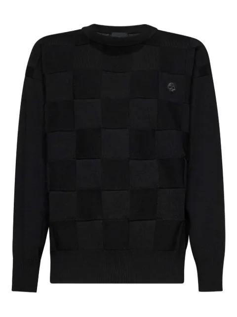 square-panel merino-wool jumper by JOHN RICHMOND