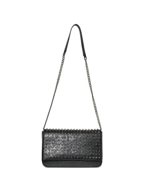 stud-embellished crinkled shoulder bag by JOHN RICHMOND