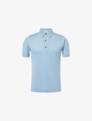 Adrian Sea Island Cotton Polo Shirt by JOHN SMEDLEY