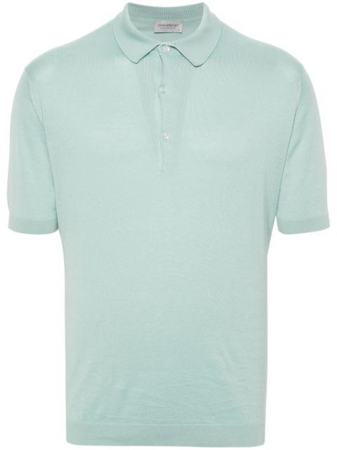 Adrian fine-knit polo shirt by JOHN SMEDLEY