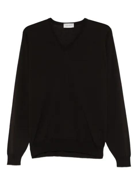 Blenheim V-neck knitwear by JOHN SMEDLEY