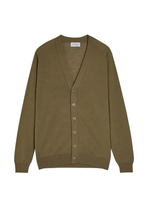 Bradrick V-neck cardigan by JOHN SMEDLEY