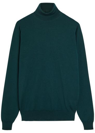 Cherwell merino wool jumper by JOHN SMEDLEY