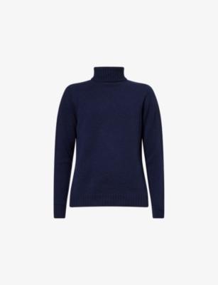 Faisal Turtleneck Cashmere And Wool Jumper by JOHN SMEDLEY