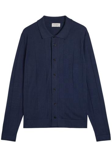 Floyd cotton cardigan by JOHN SMEDLEY