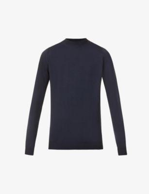 Harcourt high-neck wool jumper by JOHN SMEDLEY