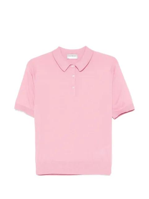 Jill fine-knit polo top by JOHN SMEDLEY