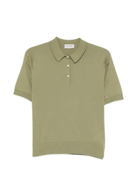 Jill short-sleeve polo top by JOHN SMEDLEY
