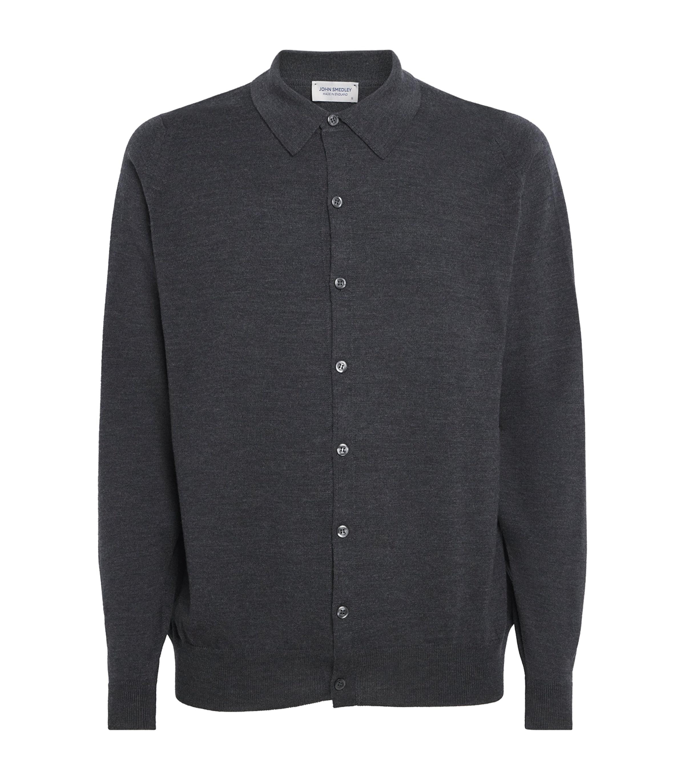 John Smedley Extra Fine Merino Wool Tibor Shirt by JOHN SMEDLEY