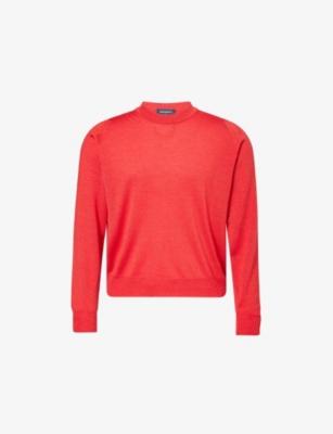 John Smedley x Bill Nighy Crewneck Cashmere-Silk Jumper by JOHN SMEDLEY
