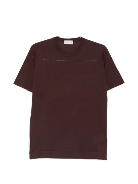 Lorca fine-knit T-shirt by JOHN SMEDLEY