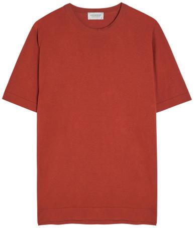 Lorca fine-knit cotton T-shirt by JOHN SMEDLEY