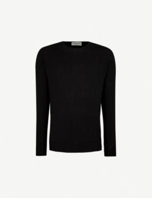 Lundy crewneck wool jumper by JOHN SMEDLEY
