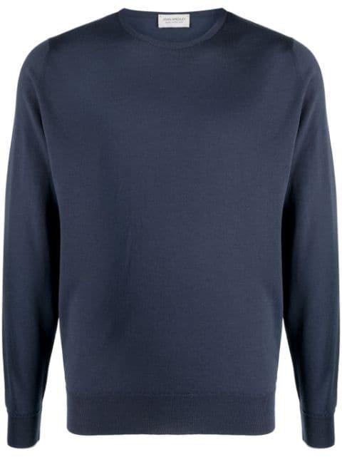 Lundy fine-knit jumper by JOHN SMEDLEY