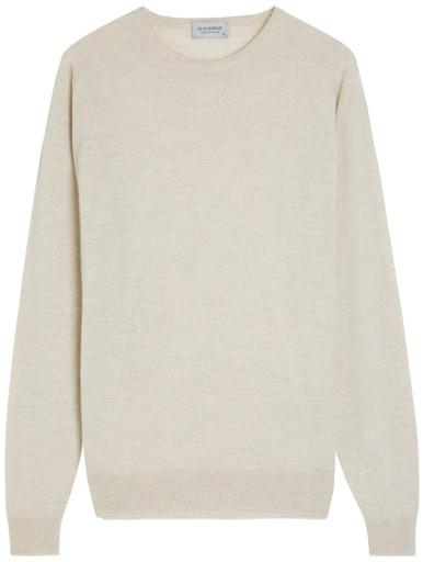 Lundy fine-knit merino wool jumper by JOHN SMEDLEY