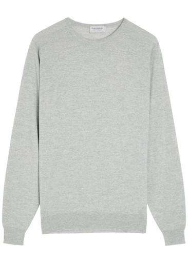 Lundy fine-knit merino wool jumper by JOHN SMEDLEY